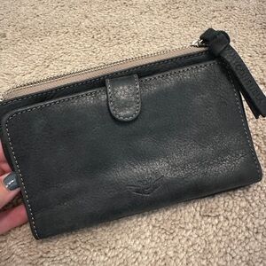 Consuela Genuine Leather Wallet with Large Zipper Pocket